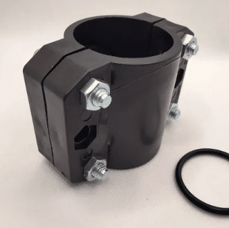 Collier de prise en charge pour le boître de filtration automatisée de piscine Poolopti